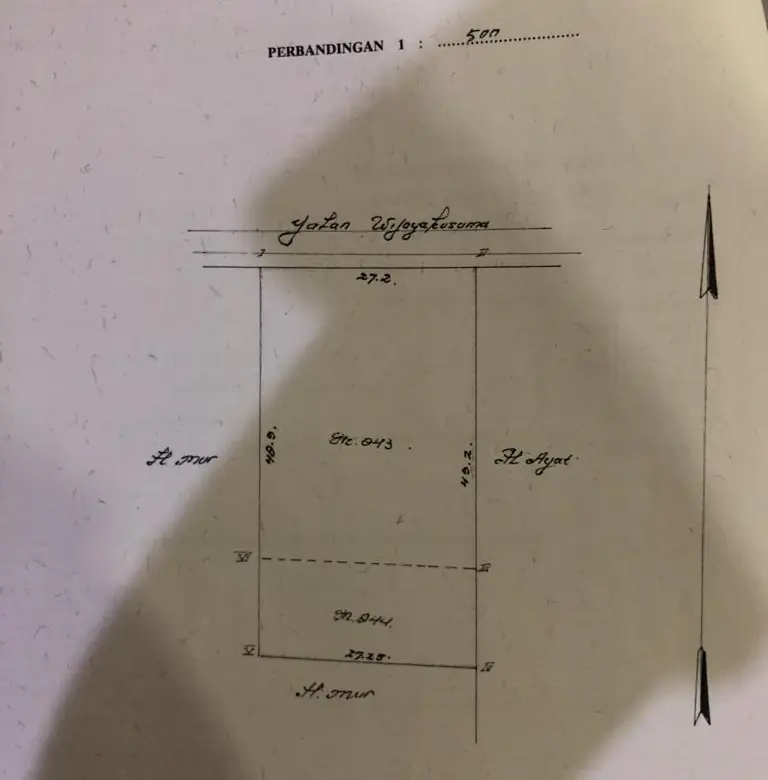 Jual Tanah Bangunan tidak dihitung