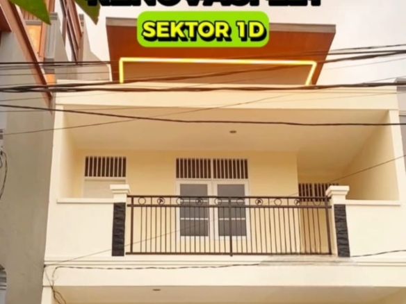 Dijual Rumah Baru Renovasi di Sektor 1D Gading Serpong – Siap Huni