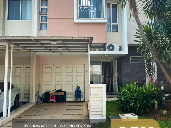 Tampak depan Rumah di Cluster Canary The Springs Summarecon
