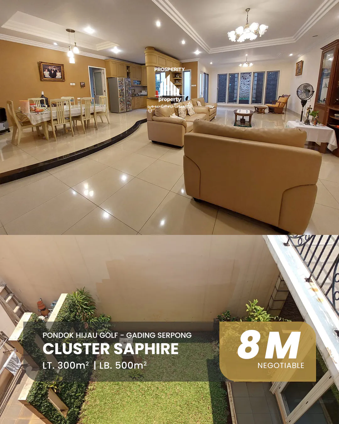 rumah dijual di cluster Sapphire PHG