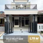 Rumah Modern Bangunan Mandiri di Villa Melati Mas Serpong Tangerang
