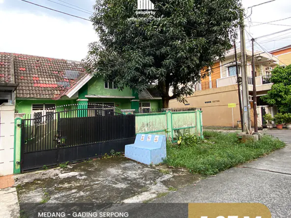 Dijual Rumah Hitung Tanah Posisi Hoek di Jalan Utama Medang Lestari - Gading Serpong