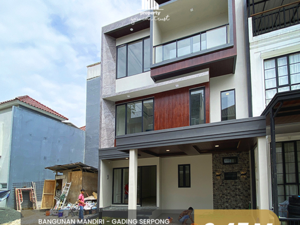 Rumah Bangunan Mandiri 3 Lantai di Cluster Atlanta Village Gading Serpong SATULISTING.com