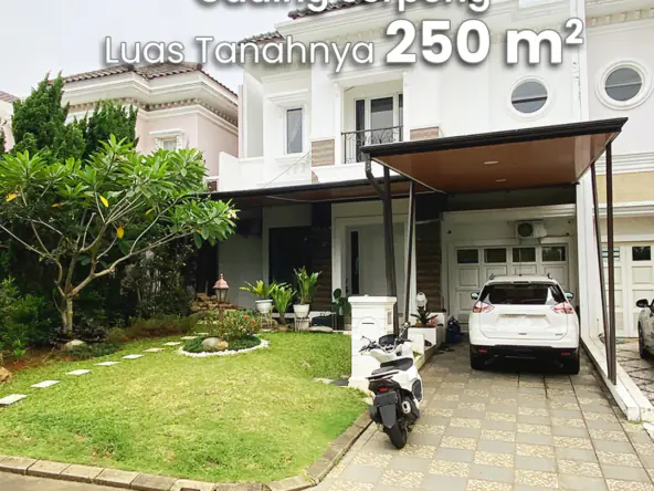 Tampak Depan Rumah Di Cluster Aristoteles Gading Serpong