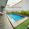 Kolam Renang di dalam Rumah Cluster Aristoteles Gading Serpong
