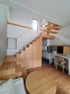 lantai bawah rumah fleekhauz bsd