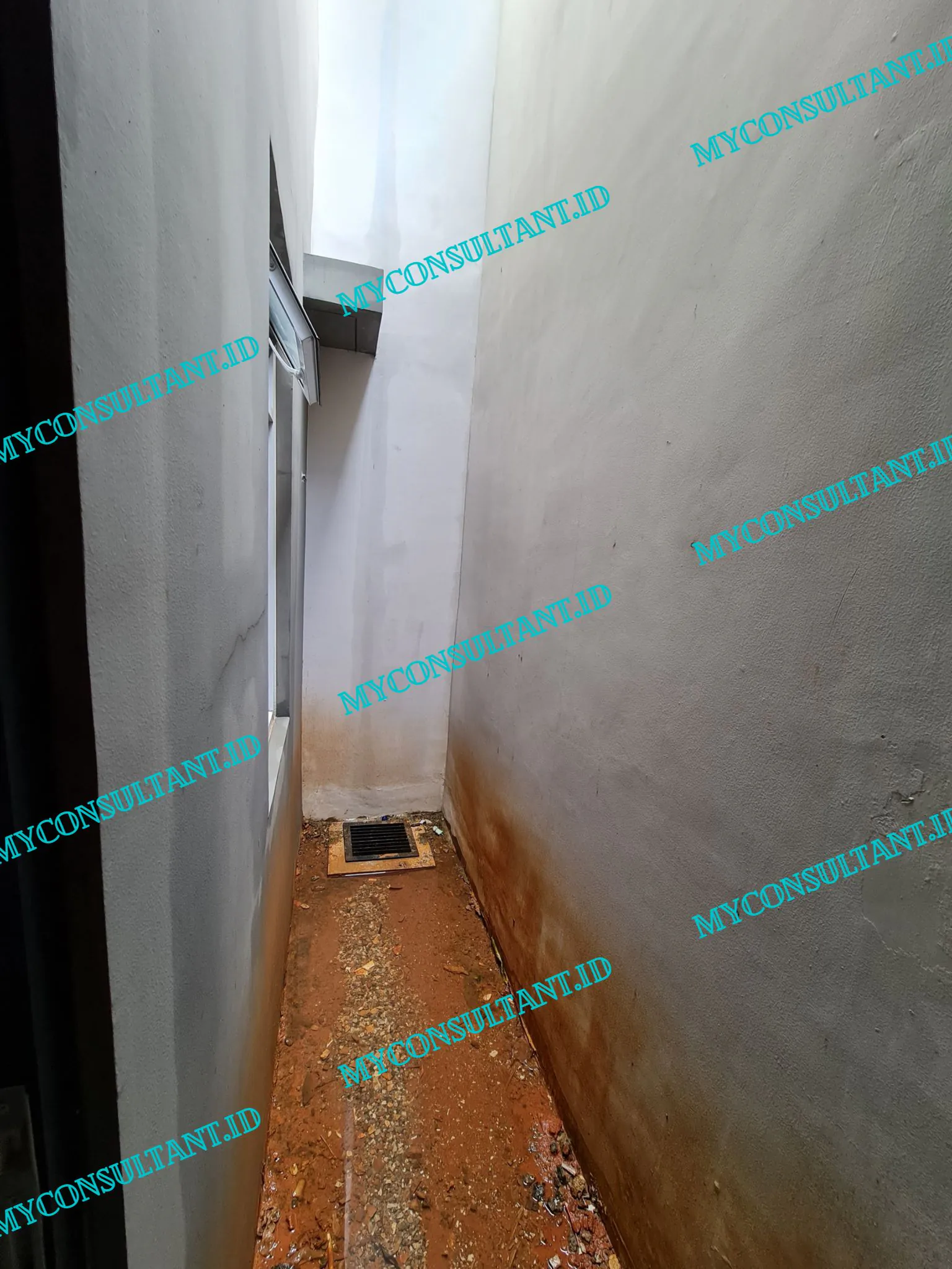 Sisa tanah di belakang rumah fleekhauz bsd