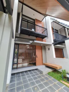 foto depan rumah fleekhauz bsd city