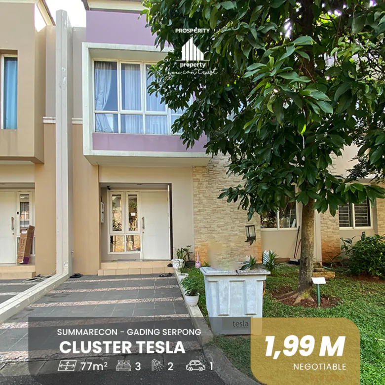 cluster tesla scientia summarecon