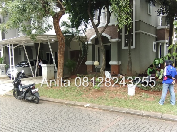 Rumah hoek luas rapi teduh Garnet PHG Gading Serpong SATULISTING.com