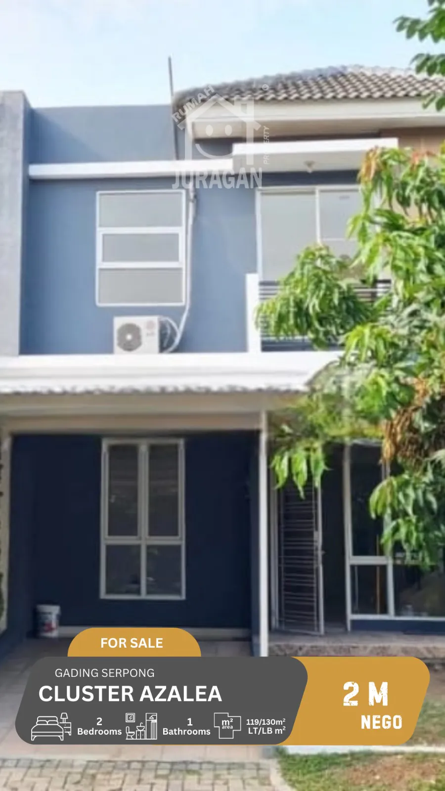 RUMAH DIJUAL AZALEA GADING SERPONG SATULISTING.com
