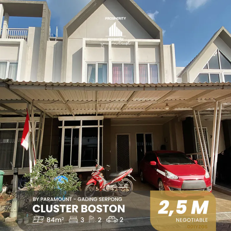 Dijual Rumah di Cluster Boston Village