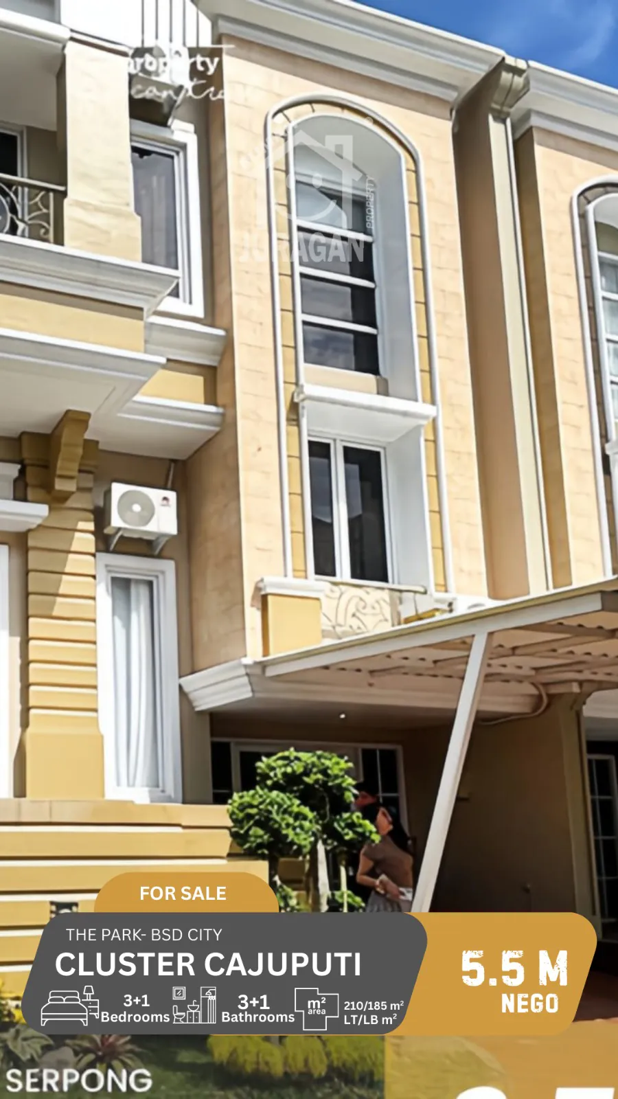 Dijual Rumah Cajuputi De Park - BSD SATULISTING.com