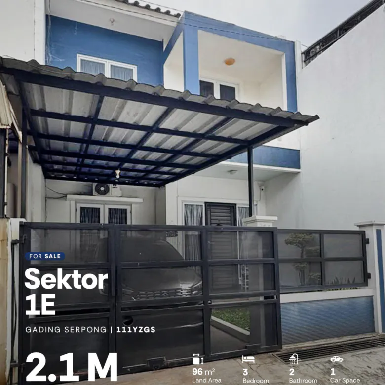 Rumah Full Renovasi Bonus Interior & Furnish Sektor 1E Gading Serpong
