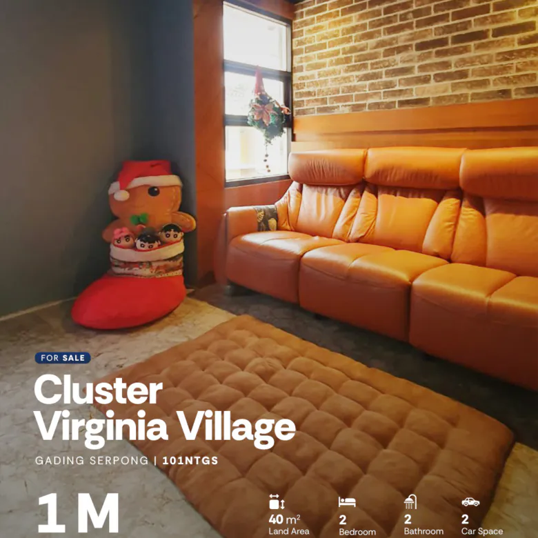 Rumah Full Furnished & Interior di Cluster Virginia Gading Serpong