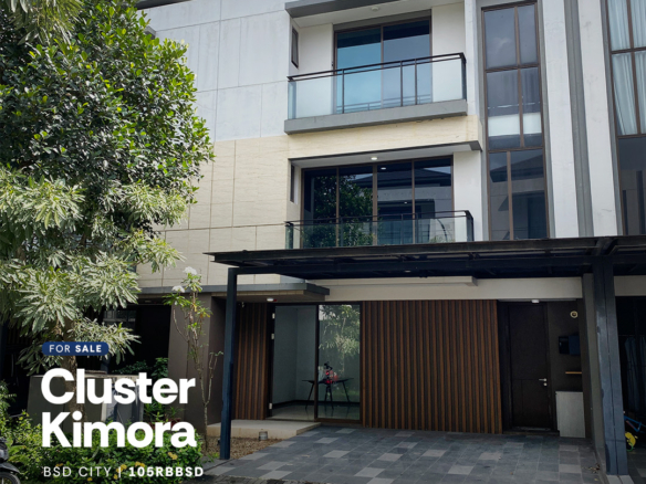 Rumah Premium 3 Lantai di Cluster Kimora Kawasan The Zora BSD City SATULISTING.com