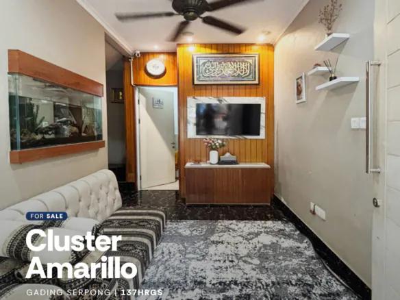 Rumah Dijual di Cluster Amarillo