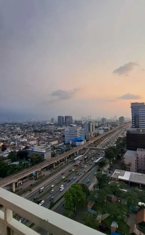 Disewakan apartemen Bellevue Place 2 kamar tidur view city sunset