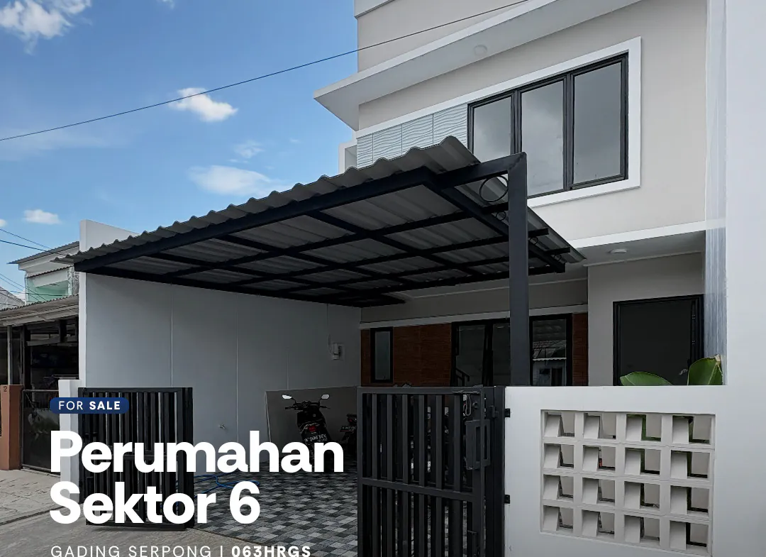 Rumah Brand New 3 Kamar Tidur di Sektor 6 Gading Serpong Tangerang SATULISTING.com