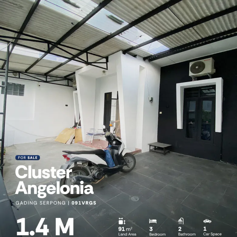Rumah Full Renovasi di Cluster Angelonia Siap Huni di Gading Serpong