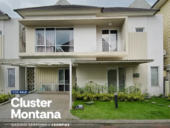 Jual rumah di cluster Alma Montana Gading Serpong
