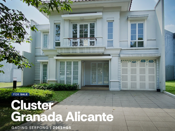 Rumah di Cluster Granada Alicante Paramount Gading Serpong