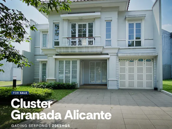 Rumah di Cluster Granada Alicante Paramount Gading Serpong