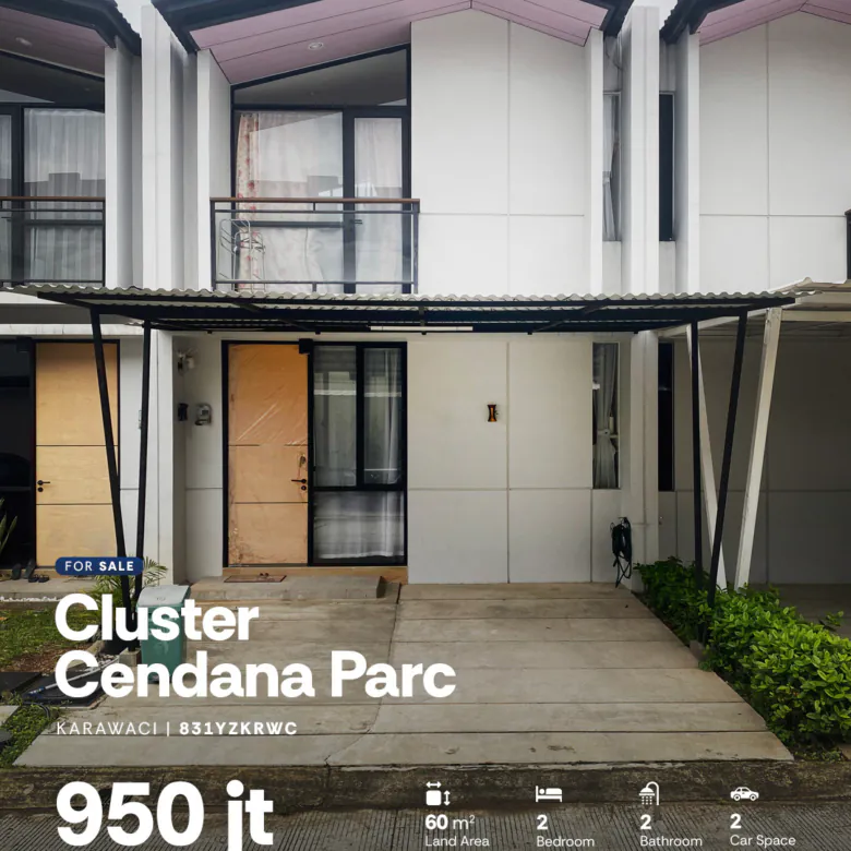 Rumah Sudah Renov di Cluster Cendana Parc Lippo Karawaci Siap Huni