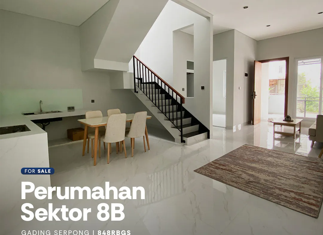 Rumah Brand New 2 Lantai di Sektor 8B Strategis di Gading Serpong