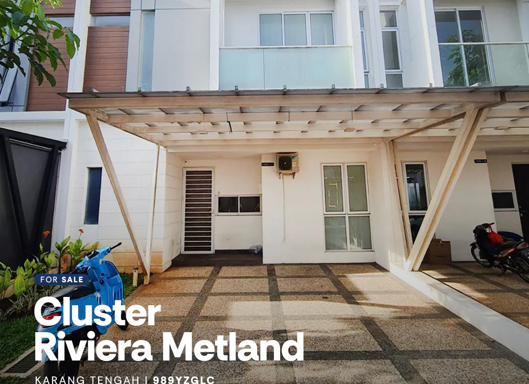 Rumah di Cluster The Riviera Metland Cyber Puri