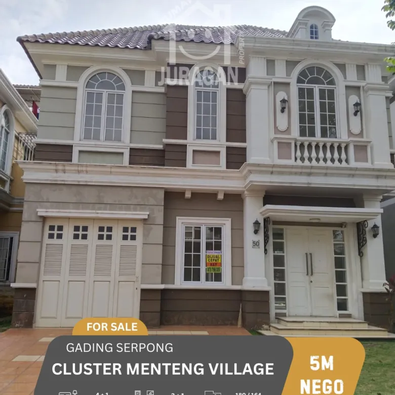 RUMAH DIJUAL MENTENG VILLAGE GADING SERPONG
