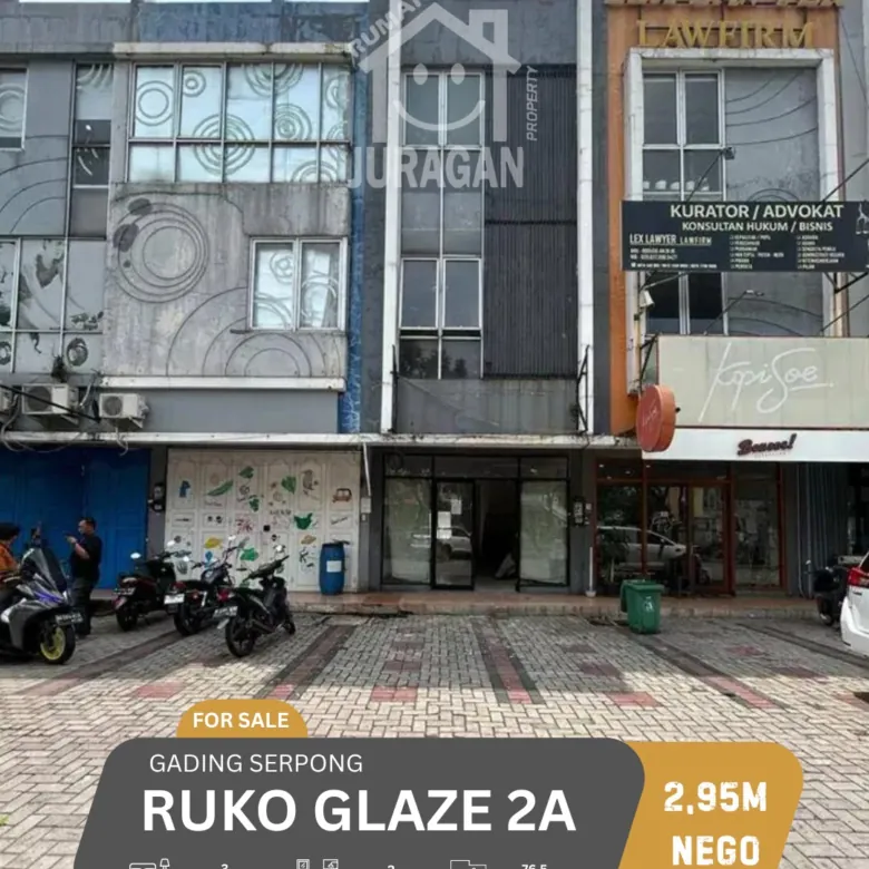 RUKO DIJUAL GLAZE 2A GADING SERPONG SATULISTING.com