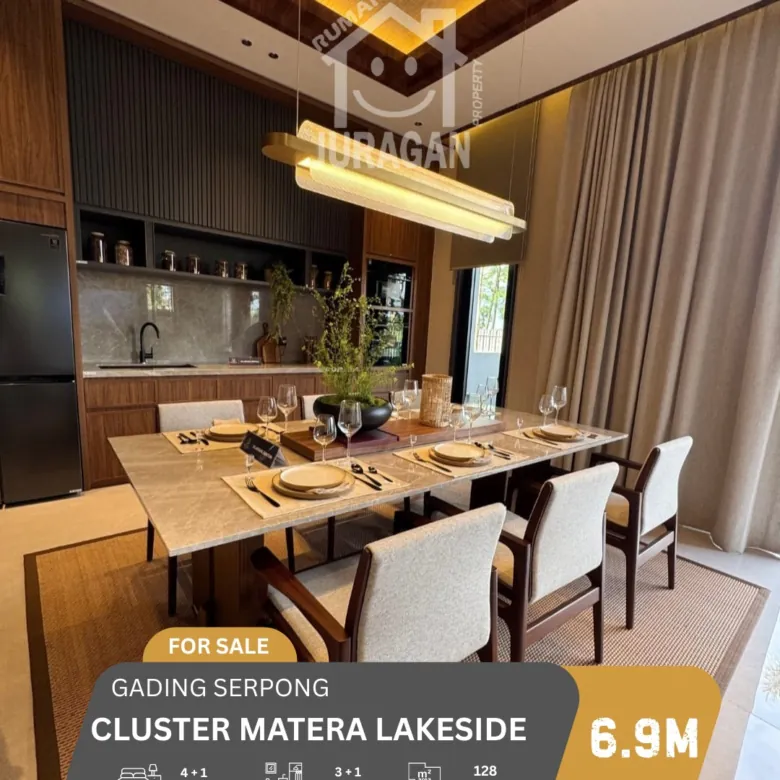 RUMAH DIJUAL MATERA LAKESIDE GADING SERPONG