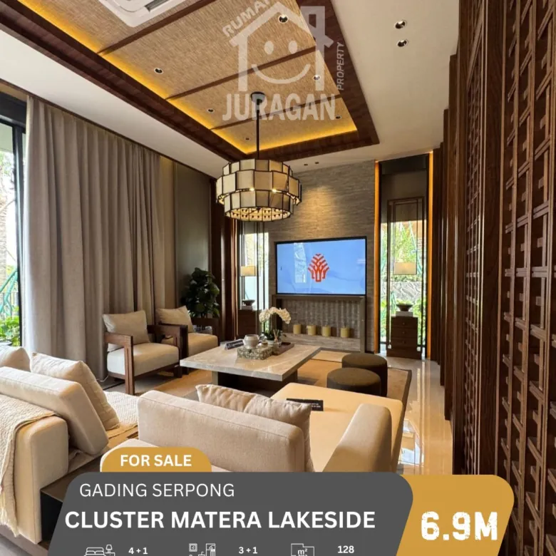 RUMAH DIJUAL MATERA LAKESIDE GADING SERPONG