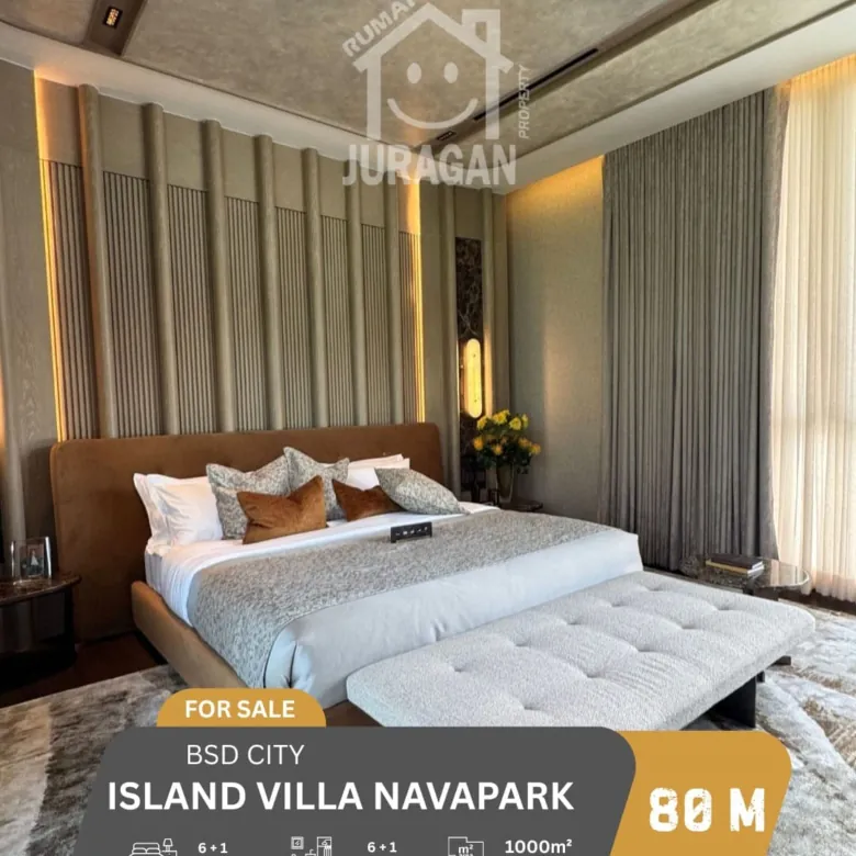 DIJUAL RUMAH CLUSTER ISLAND NAVAPARK BSD