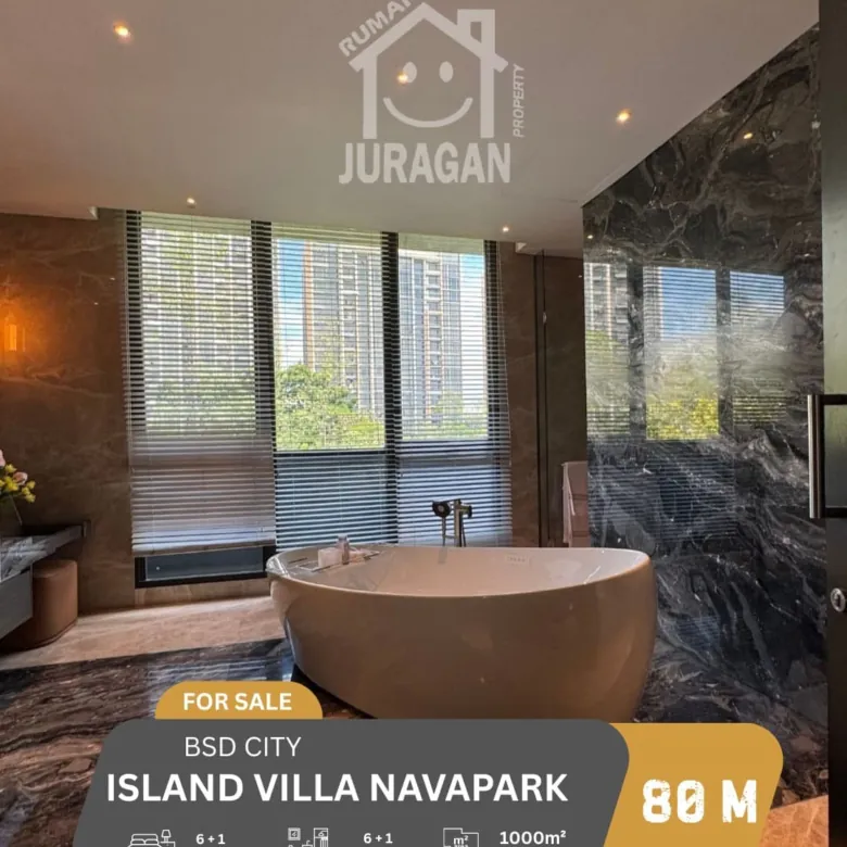 DIJUAL RUMAH CLUSTER ISLAND NAVAPARK BSD
