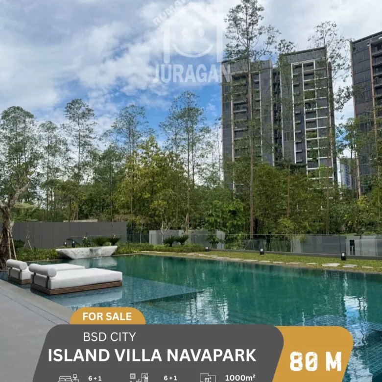 DIJUAL RUMAH CLUSTER ISLAND NAVAPARK BSD