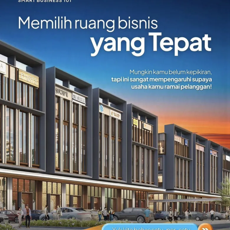RUKO DIJUAL CITY GATE GADING SERPONG