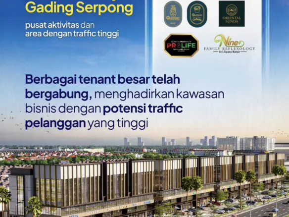 Ruko / Rukan di Gading Serpong