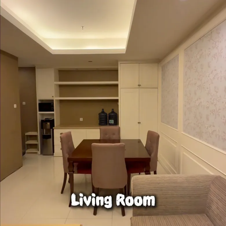 Disewakan apartemen 2+1 kamar furnished private lift 1 Park Residence