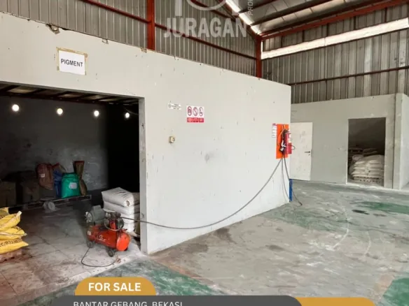 DIJUAL TANAH & BANGUNAN PABRIK KAWASAN INDUSTRI PANGKALAN 6, BEKASI
