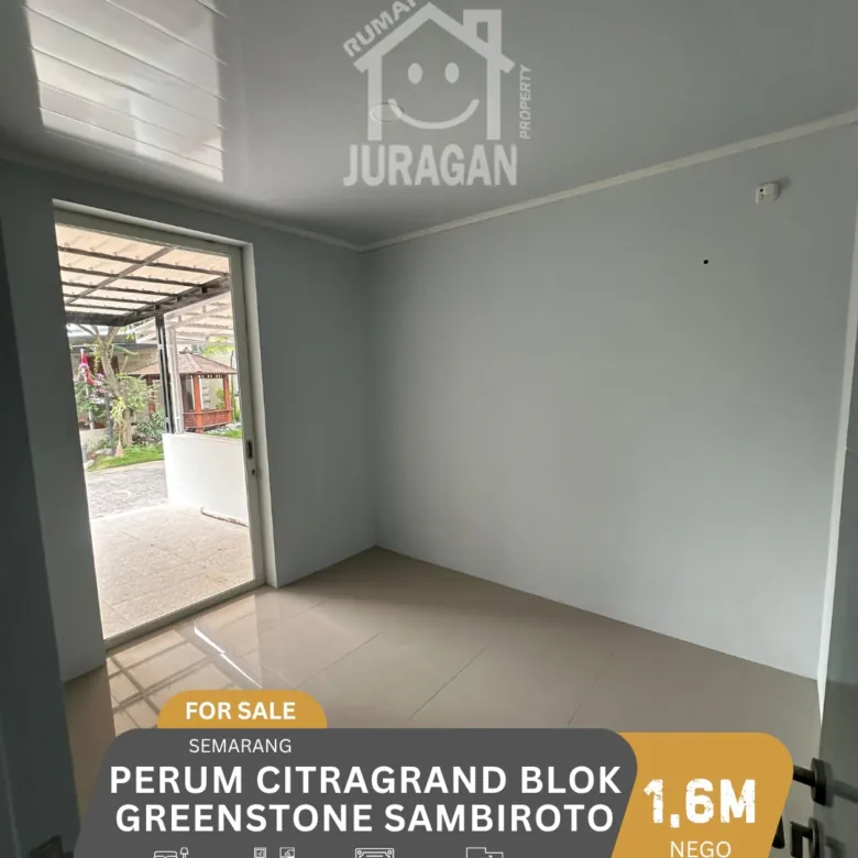 DIJUAL PERUM CITRAGRAND BLOK GREENSTONE SAMBIROTO SEMARANG