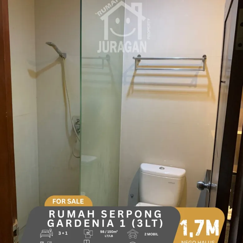 DIJUAL RUMAH SERPONG GARDEN 1 GREEN STUDENTIA
