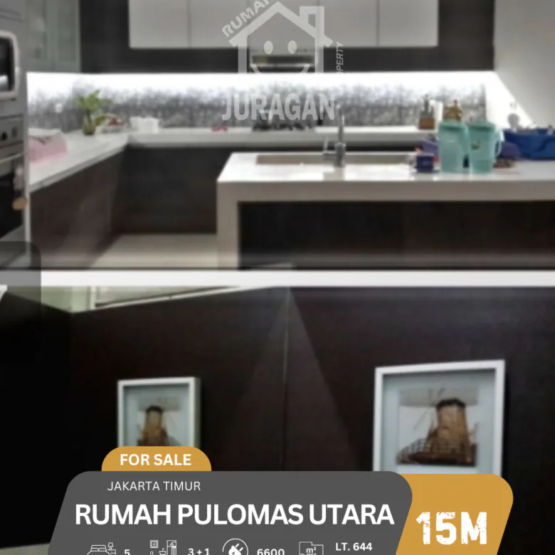 DIJUAL RUMAH PULOMAS UTARA JAKARTA TIMUR