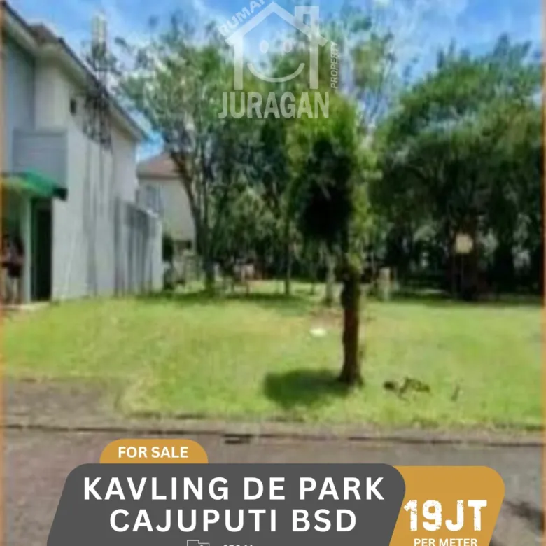 DIJUAL TANAH DE PARK CAJUPUTI BSD
