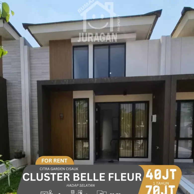 DISEWAKAN RUMAH CITRA GARDEN CISAUK – CLUSTER BELLE FLEUR