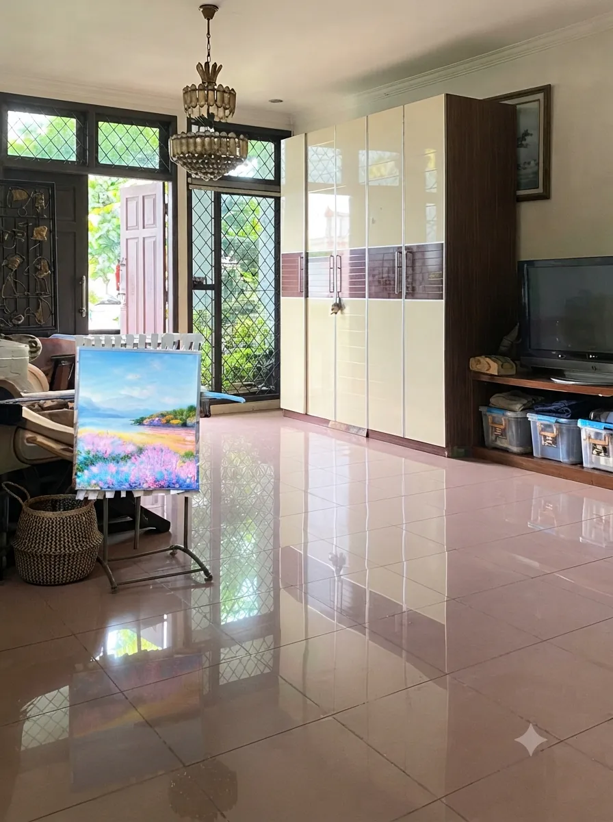 Dijual cepat rumah huk di jalan utama Grand Galaxy City buat komersil