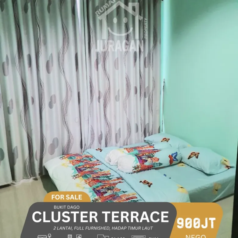 DIJUAL CLUSTER TERRACE 2 LANTAI BUKIT DAGO