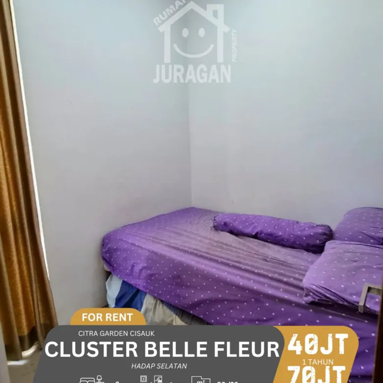 DISEWAKAN RUMAH CITRA GARDEN CISAUK – CLUSTER BELLE FLEUR