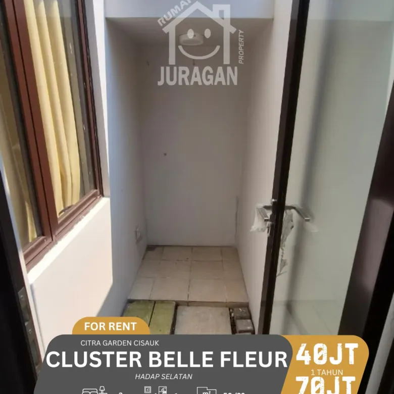 DISEWAKAN RUMAH CITRA GARDEN CISAUK – CLUSTER BELLE FLEUR